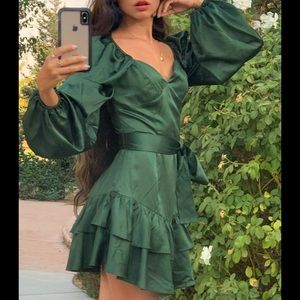 Revolve Green Majorelle Dress